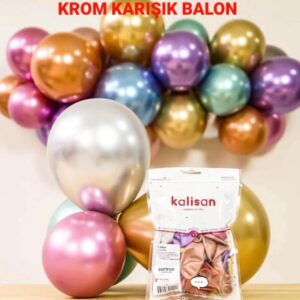 KALİSAN KARIŞIK KROM BALON