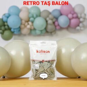 KALİSAN TAŞ RENGİ BALON