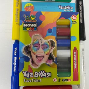 Nova Color 6 lı Yüz Boyama Kalemi