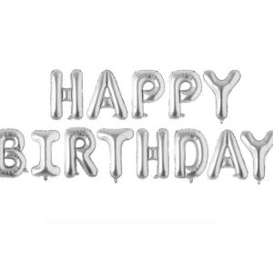 Gümüş Happy Birthday Set