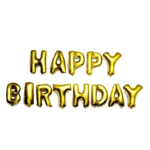 Altın Happy Birthday Set